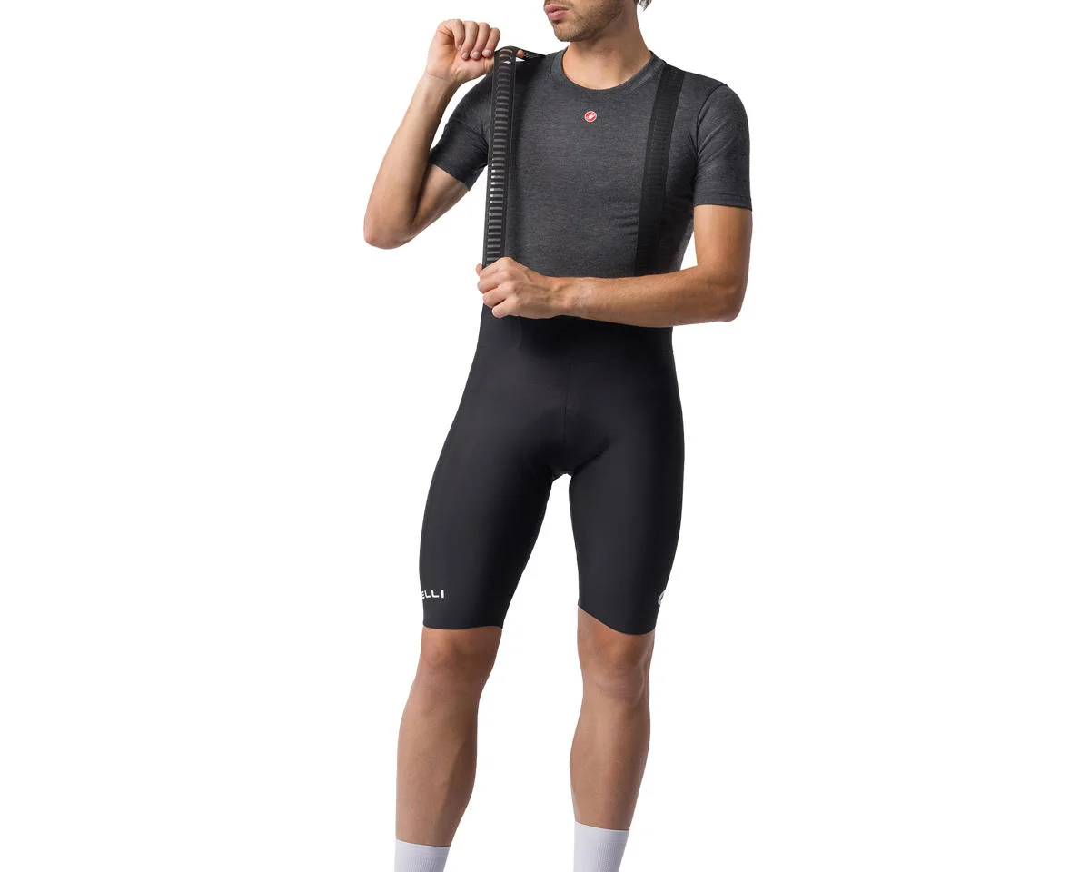Castelli Espresso Thermal Bib Short (Black) (L)
